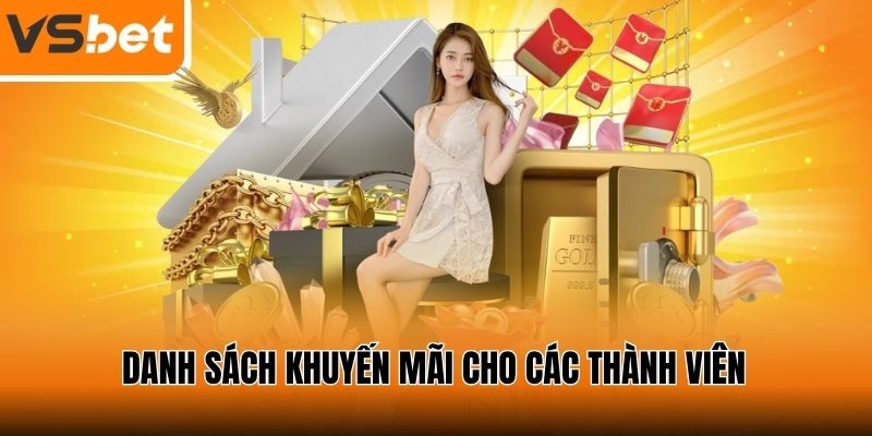 Các loại khuyến mãi tại VSBET